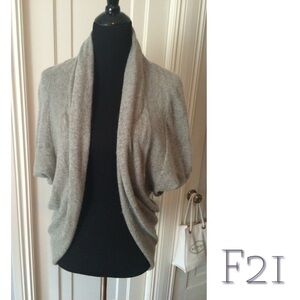 Grey Drape Sweater